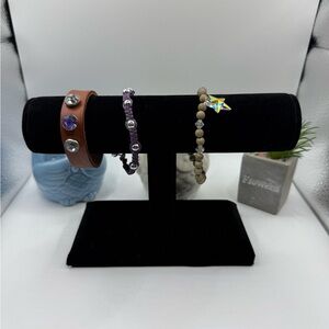 Lot of 3 Fashion Bracelets NEW‎